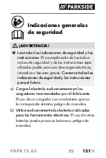 Preview for 156 page of Parkside 359706 2101 Operating Instructions Manual