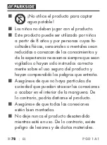 Preview for 81 page of Parkside 360169 2007 Operating Instructions Manual