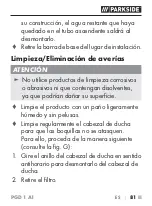 Preview for 84 page of Parkside 360169 2007 Operating Instructions Manual