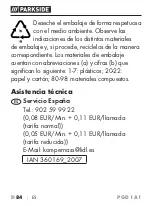 Preview for 87 page of Parkside 360169 2007 Operating Instructions Manual