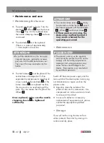 Preview for 22 page of Parkside 360432 2010 Operation And Safety Notes