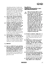 Preview for 47 page of Parkside 360552 2010 Translation Of The Original Instructions