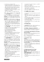 Предварительный просмотр 30 страницы Parkside 360564 2010 Operating And Safety Instructions Manual