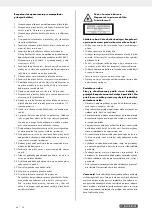 Предварительный просмотр 69 страницы Parkside 360564 2010 Operating And Safety Instructions Manual