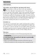 Preview for 5 page of Parkside 360872_2007 Operating Instructions Manual