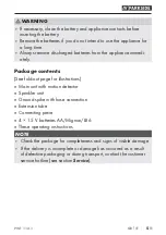 Preview for 8 page of Parkside 360872_2007 Operating Instructions Manual