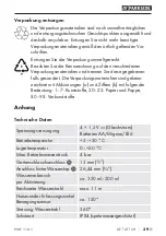 Preview for 42 page of Parkside 360872_2007 Operating Instructions Manual