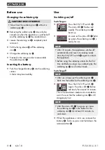 Preview for 8 page of Parkside 361688_2010 Instructions Manual