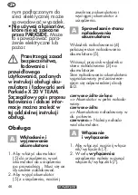 Preview for 46 page of Parkside 361690 2010 Translation Of The Original Instructions