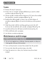 Preview for 11 page of Parkside 364186 2010 Operating Instructions Manual