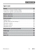 Предварительный просмотр 54 страницы Parkside 364186 2010 Operating Instructions Manual