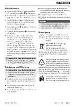 Preview for 37 page of Parkside 364705 2101 Translation Of The Original Instructions