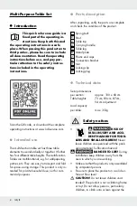 Preview for 8 page of Parkside 366962 2010 Quick Start Manual