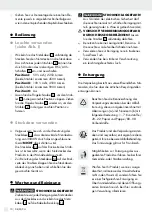 Предварительный просмотр 10 страницы Parkside 366993 2010 Assembly, Operating And Safety Instructions