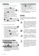 Предварительный просмотр 34 страницы Parkside 366993 2010 Assembly, Operating And Safety Instructions