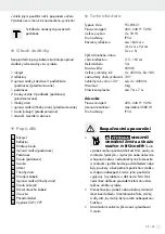 Предварительный просмотр 47 страницы Parkside 366993 2010 Assembly, Operating And Safety Instructions