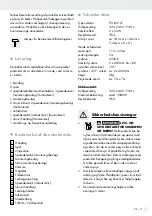 Предварительный просмотр 71 страницы Parkside 366993 2010 Assembly, Operating And Safety Instructions