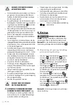 Предварительный просмотр 72 страницы Parkside 366993 2010 Assembly, Operating And Safety Instructions