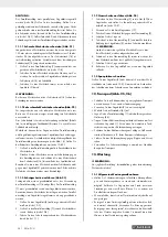 Предварительный просмотр 34 страницы Parkside 367465 2101 Operating And Safety Instructions Manual