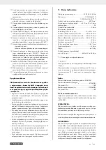 Предварительный просмотр 93 страницы Parkside 367465 2101 Operating And Safety Instructions Manual