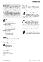 Preview for 14 page of Parkside 373118-2104 Translation Of The Original Instructions