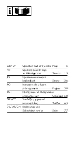 Предварительный просмотр 2 страницы Parkside 373289 2104 Operation And Safety Notes