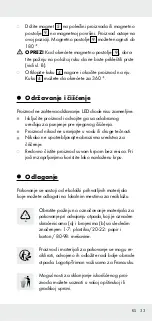 Предварительный просмотр 33 страницы Parkside 373289 2104 Operation And Safety Notes