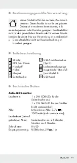 Предварительный просмотр 79 страницы Parkside 373289 2104 Operation And Safety Notes