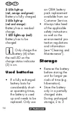 Preview for 14 page of Parkside 373434 2104 Translation Of The Original Instructions