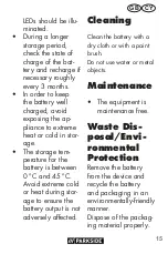 Preview for 15 page of Parkside 373434 2104 Translation Of The Original Instructions