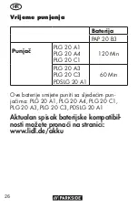 Preview for 26 page of Parkside 373434 2104 Translation Of The Original Instructions