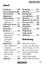 Preview for 129 page of Parkside 373434 2104 Translation Of The Original Instructions