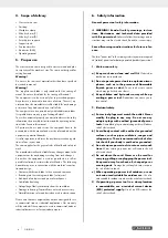 Предварительный просмотр 9 страницы Parkside 373880 2104 Operating And Safety Instructions Manual