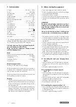 Предварительный просмотр 13 страницы Parkside 373880 2104 Operating And Safety Instructions Manual