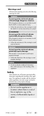 Предварительный просмотр 6 страницы Parkside 373883 2104 Operating Instructions Manual