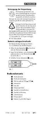 Предварительный просмотр 90 страницы Parkside 373883 2104 Operating Instructions Manual