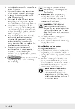 Preview for 19 page of Parkside 374070 2104 Operation And Safety Notes