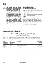 Предварительный просмотр 110 страницы Parkside 374128 2104 Translation Of The Original Instructions