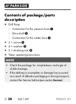 Preview for 41 page of Parkside 379744 2101 Original Instructions Manual