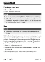 Preview for 6 page of Parkside 380558 2110 Operating Instructions Manual