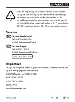 Preview for 33 page of Parkside 380558 2110 Operating Instructions Manual