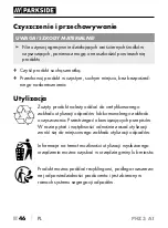 Preview for 48 page of Parkside 380558 2110 Operating Instructions Manual