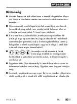 Preview for 85 page of Parkside 380558 2110 Operating Instructions Manual