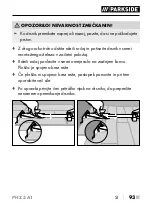 Preview for 95 page of Parkside 380558 2110 Operating Instructions Manual