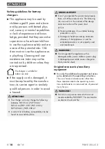 Preview for 15 page of Parkside 380747 2110 Translation Of The Original Instructions