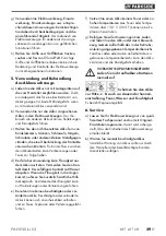 Preview for 34 page of Parkside 380747 2110 Translation Of The Original Instructions