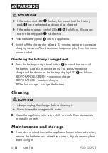 Preview for 14 page of Parkside 380775 2110 Instructions Manual