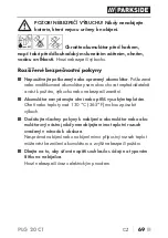 Preview for 75 page of Parkside 380775 2110 Instructions Manual