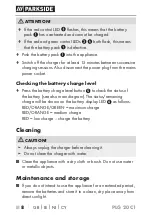 Preview for 14 page of Parkside 380775-2110 Translation Of The Original Instructions