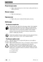 Preview for 49 page of Parkside 380865 2110 Operating Instructions Manual